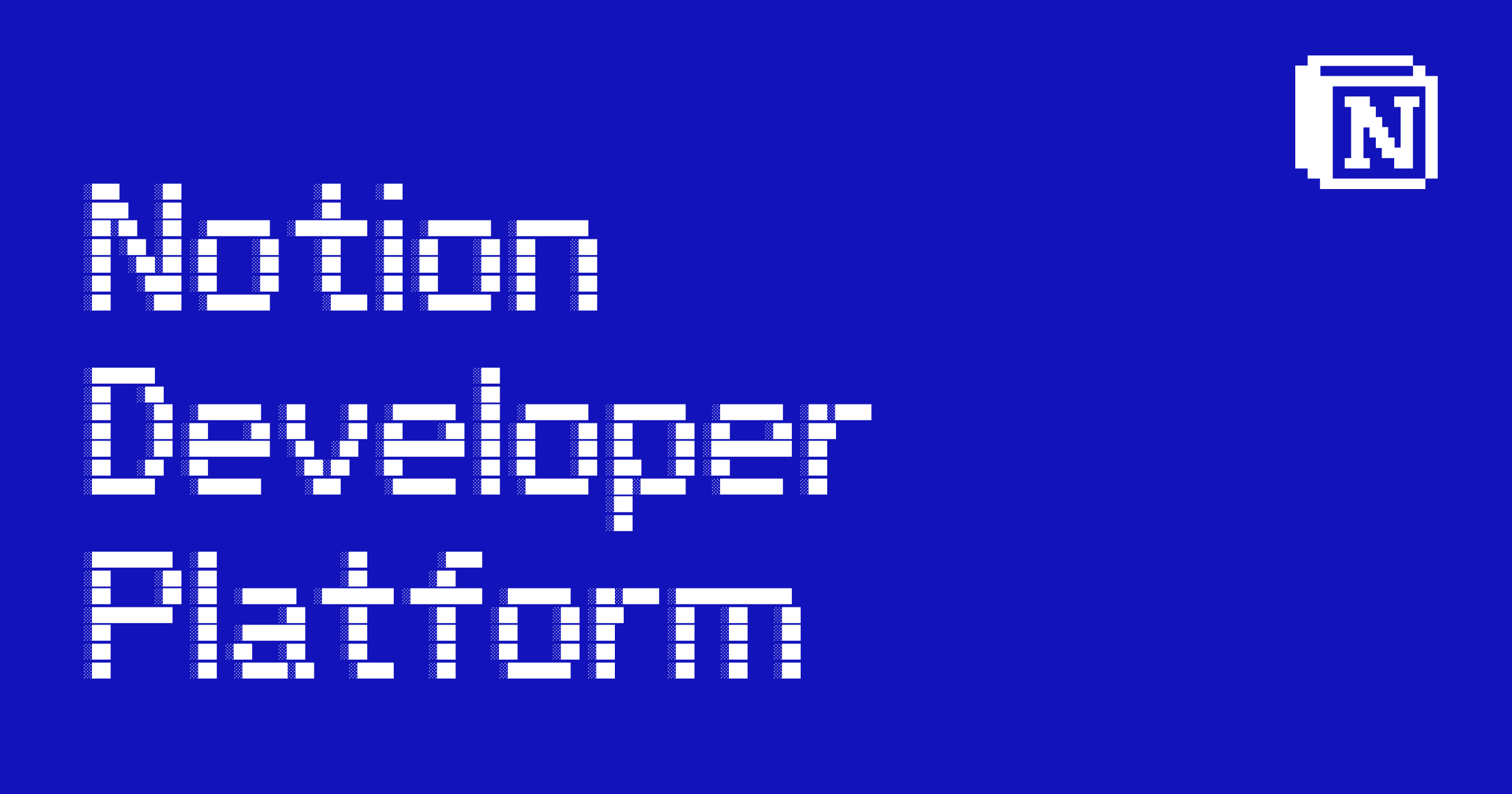 Notion Developer Platform launch